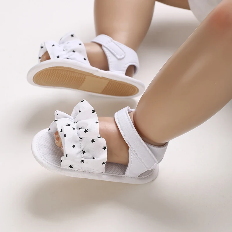 Baby Shoes Baby's First Pair of Toddler Shoes Baby Breathable Non-slip Girls Fashion Princess Style 0-18Months
