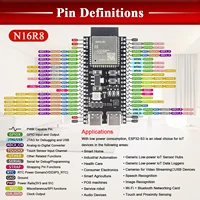 ESP32 S3 Development Boards with Expansion Adapter Kit 2.4G Wifi BT Module ESP32-S3-1 N8R2 N16R8 44Pin Type-C ESP32-S3 - Image 4