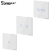 SONOFF TX T1 EU UK US 1/2/3Gang WiFi Smart Wall Touch Switch  Smart home Smart Home Control Via Ewelink APP/RF433/Voice/Touch 1