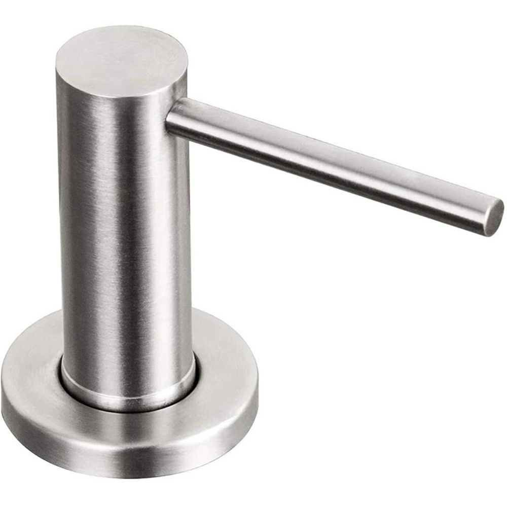 Kitchen Sink Soap Dispenser Stainless Steel Black Dispenser Detergent Liquid Soap Lotion Dispensers Built-in Design 2
