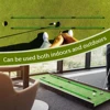 Caiton Green Golf Alignment Sticks 2 Sets - 48inch Alignment Practice Rods, Foldable for Easy Portability, Golf Training Aids 5