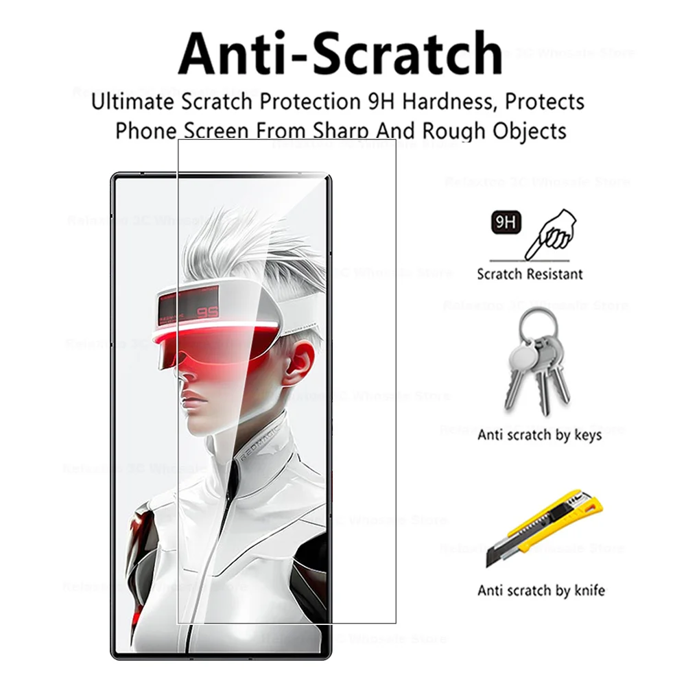2-Pack Clear Tempered Glass Screen Protector Films