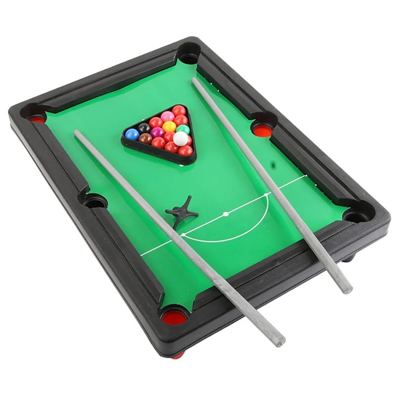 

Tabletop Pool Set Parent Child Interactive Table Game Children Billiard Toy Travel Friendly & Office Desk Games Home