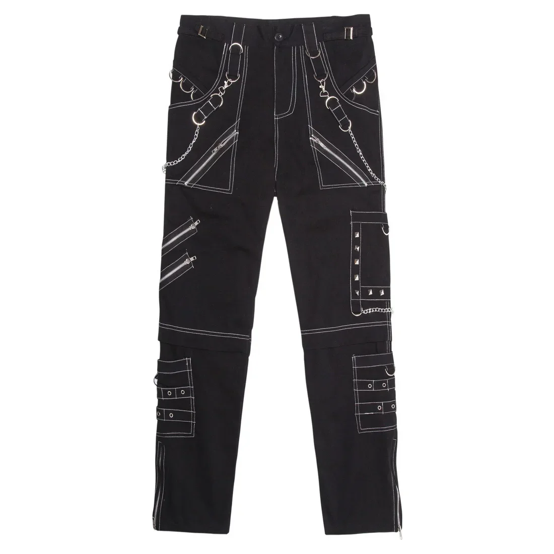 Fashion Pants Men Gothic Pants Punk Rock Bondage Pants Foreign Trade Personality Casual Trousers