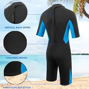Neoprene Short Sleeve Wetsuit 3