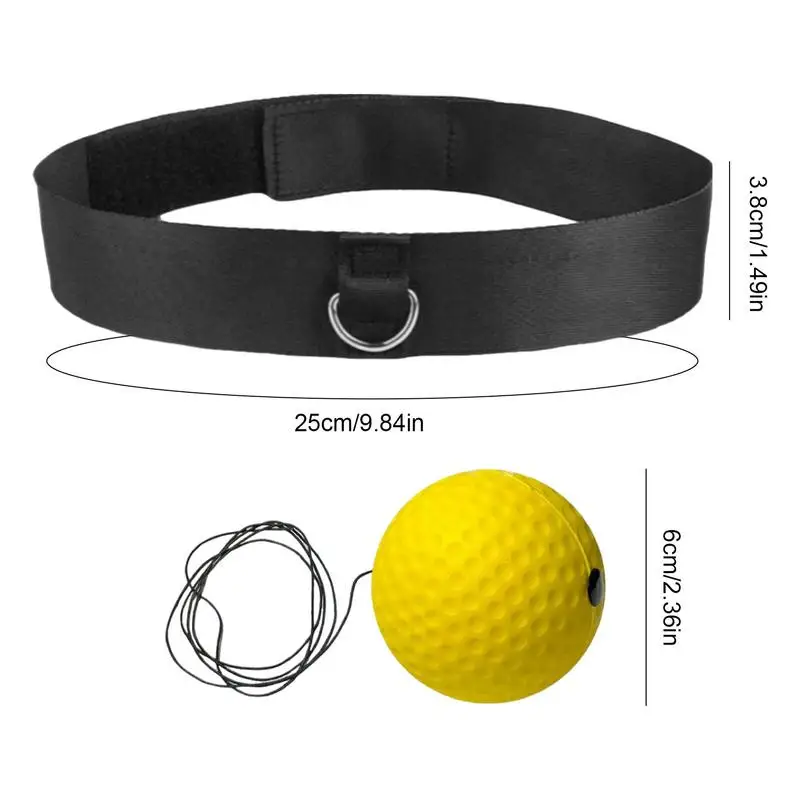 Boxing Reflex Ball Headband Set Child Boxing Training Headband React Ball Workout Equipment Beginners Fitness Reflex