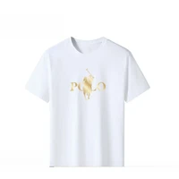 T-shirt à manches courtes pour homme, tendance estivale, marque tendance, décontracté, coupe ajustée et polyvalente, col rond, respirant 2