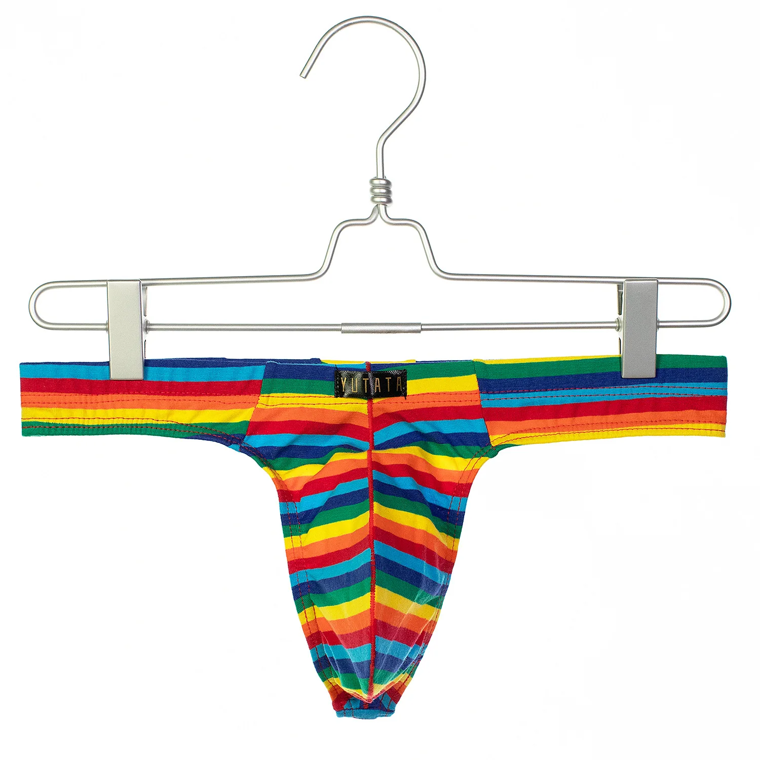 

Rainbow Color Sexy Underwear Men Cotton Briefs Low Waist Male Underpants Ropa Interior Hombre Pouch Bikini Mens Panties Cuecas