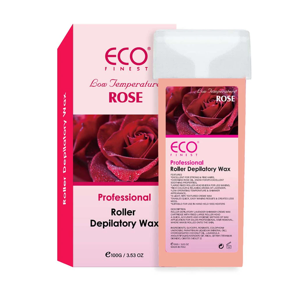 100 g Rozen Roll-On Wax Natuurlijke Ontharing Laat Geen Sporen Achter Zachte & Effectieve Huidverzorging voor een Haarloze Huid_voghion.com