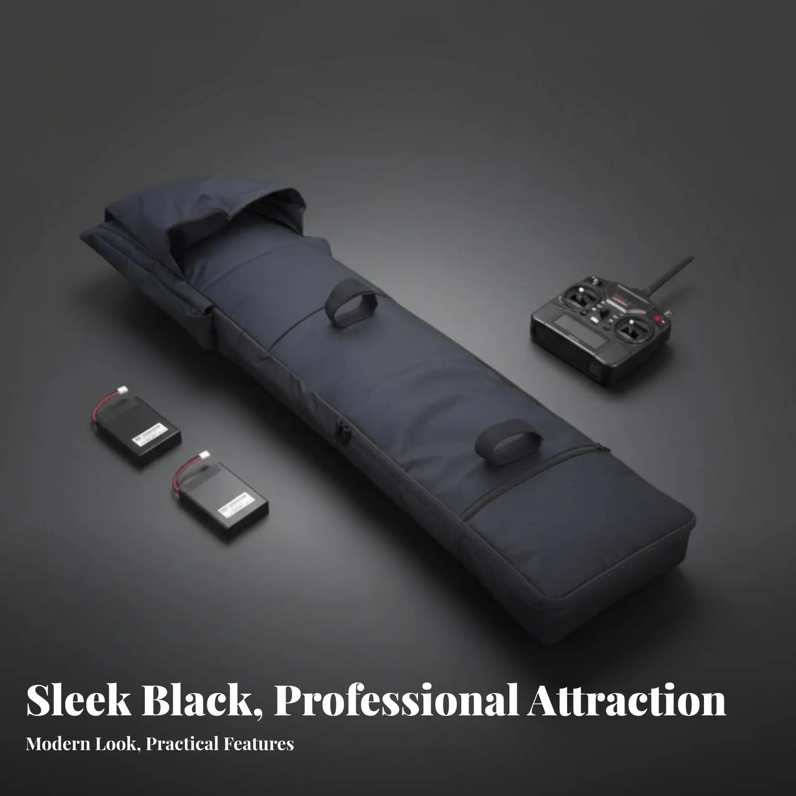 원격 조종 항공기 운반 가방 교체 가능한 스트랩 RC 항공기 휴대용 케이스 패딩 처리된 모형 항공기 백팩