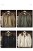 TRAF Men's Wash Jacket Jacket Multi-Pocket Cotton Middle-Aged And Elderly Stand Collar Overalls Jacket Men's Business Jacket 5
