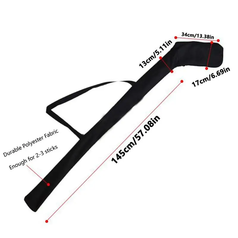 Hockey Sticks Bag Stick Bag Shoulder Straps Lightweight Hockey Stick Zipper Accessories Indoor And Outdoor