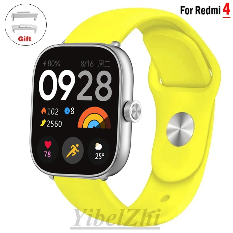 Soft Silicone Sport Bracelet Strap for Smartwatch Wristband Accessories