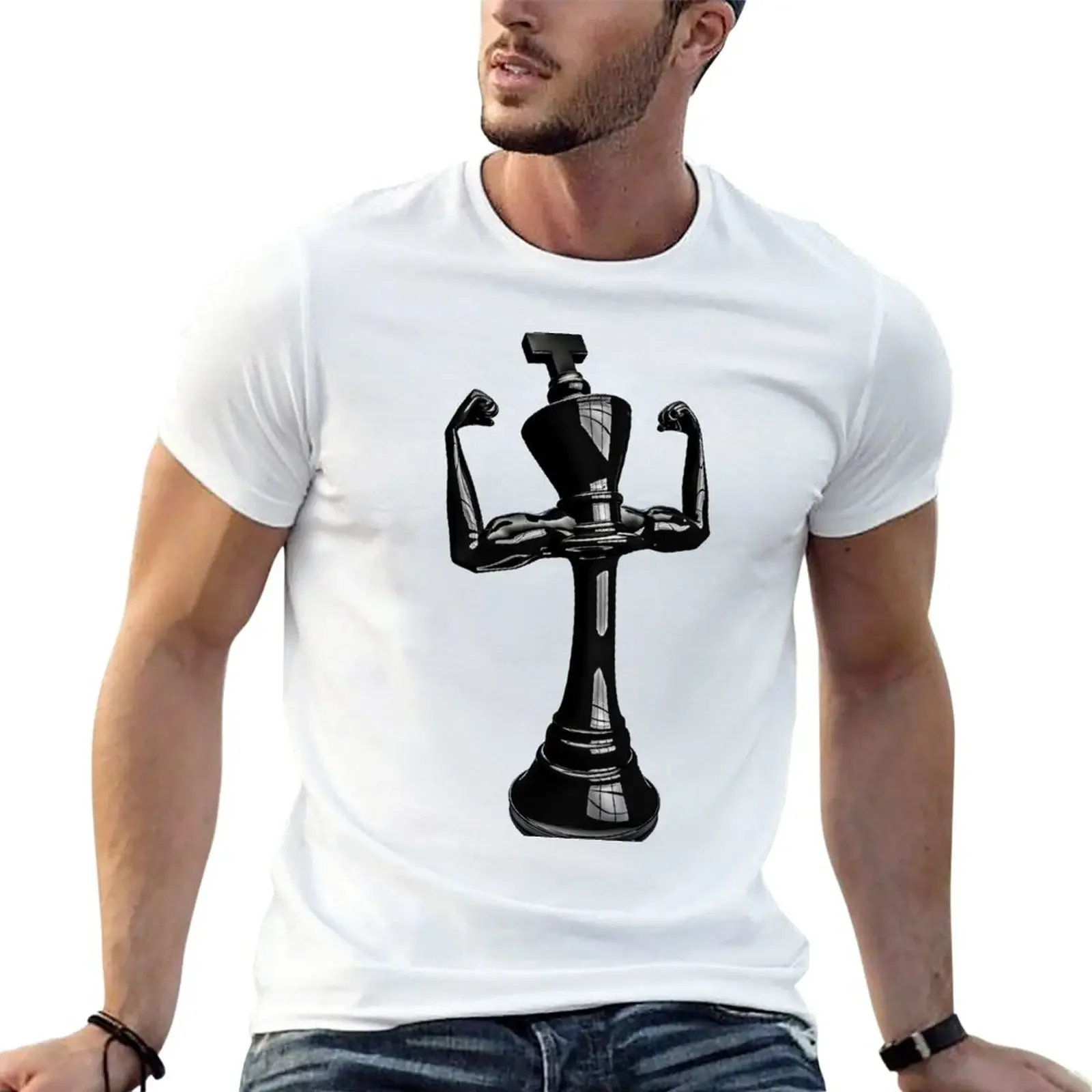 

Masculine chess king T-Shirt boys animal print shirt customs design your own black t-shirts for men