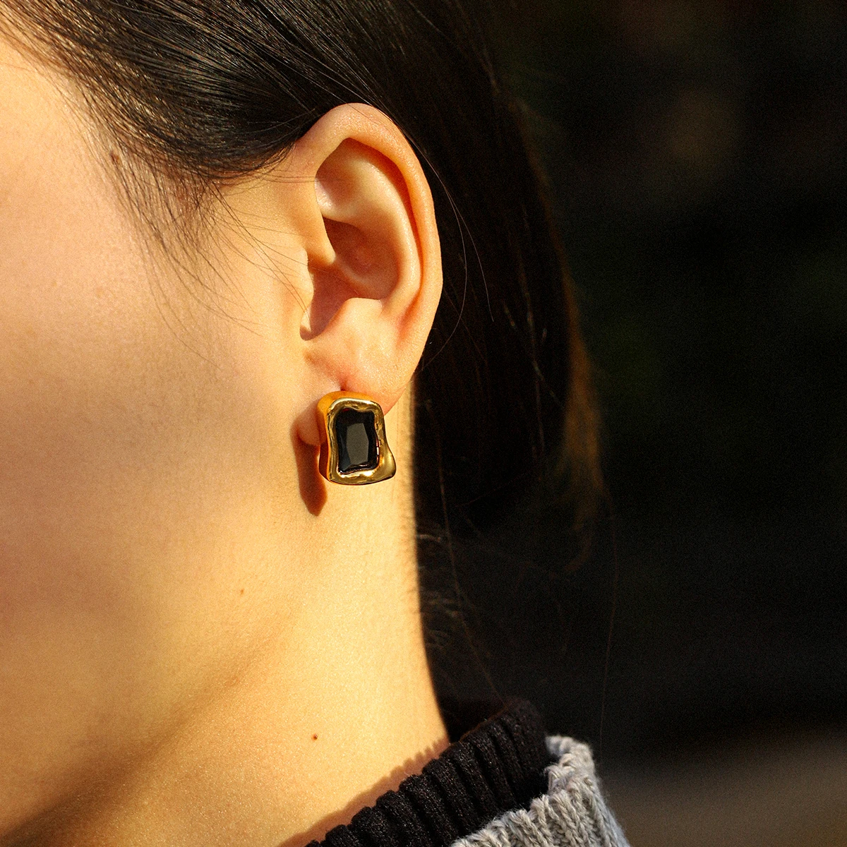Huangchao Süße 26-teilige Mode Retro Edelstein Gemischter Schmuck Party Casual Y2k Gothic Stil Ohrringe Damen Partygeschenke – Detail 35