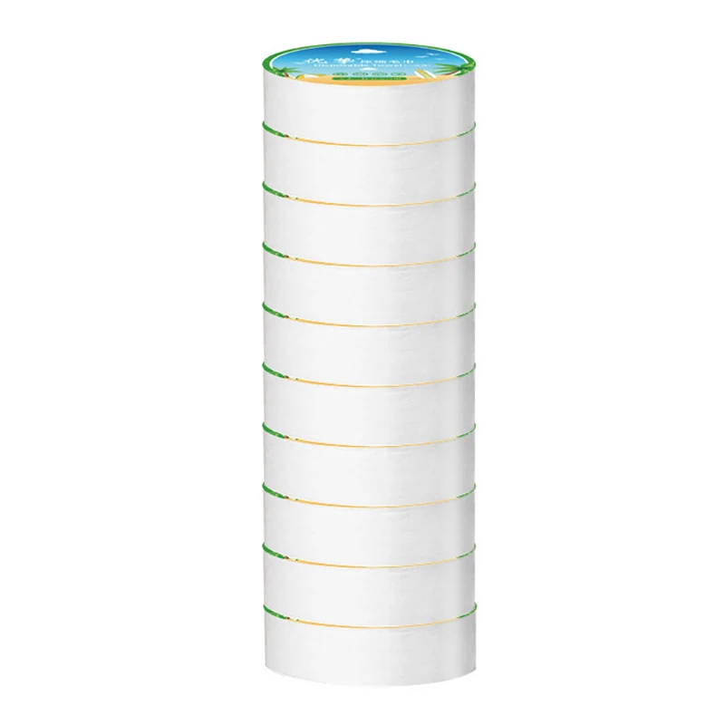 Description Picture 6 of item10pcs Set Towel Travel Outdoor Disposable Compressed Towels Face Paper Washable Thickened Soft Skin Friendly Washcloth Facecloth