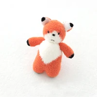 Newborn Photography Doll Props Cute Animals Handmade Knitted Doll Mohair Cartoon Rabbit Toys Studio Shoots Photo Props Accessory 6