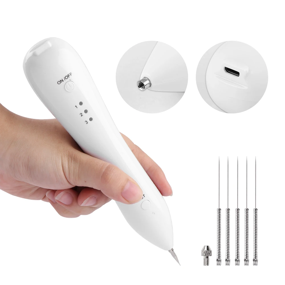 Pen Salon Plasma Pen Black Dots Vacuum Cleaner Laser Freckle Removal Machine Skin Mole Dark Spot Face Wart Tag Tattoo Remover skin tag removal tool skin tag removal pen