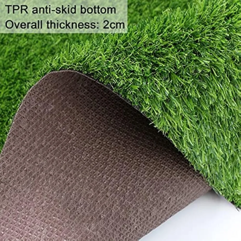 Artificial Lawn, Synthetic Artificial Grass Turf, Outdoor Anti-Shedding Turf Rug Mat, Cuttable DIY Balcony Dining Room Kitchen