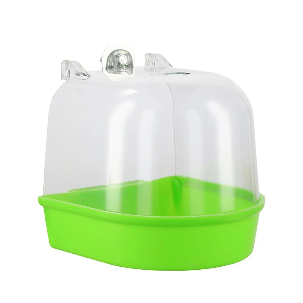 Bird Bath Hanging Waterproof Wear-resistant Easy To Clean Cage-style External Bath Parrots Mynas