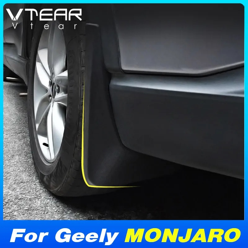 

Vtear Fender Cover Car Exterior Mudguard Flap Anti-Dirty Decoration Anti-Spatter Accessories For Geely Monjaro Kx11 Manjaro 2023