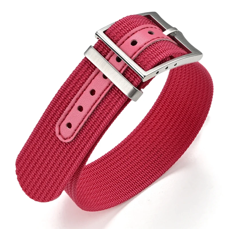 Durable Nylon Waterproof Sport Bracelet - Military-Inspired Watch Strap, No-Scratch Design