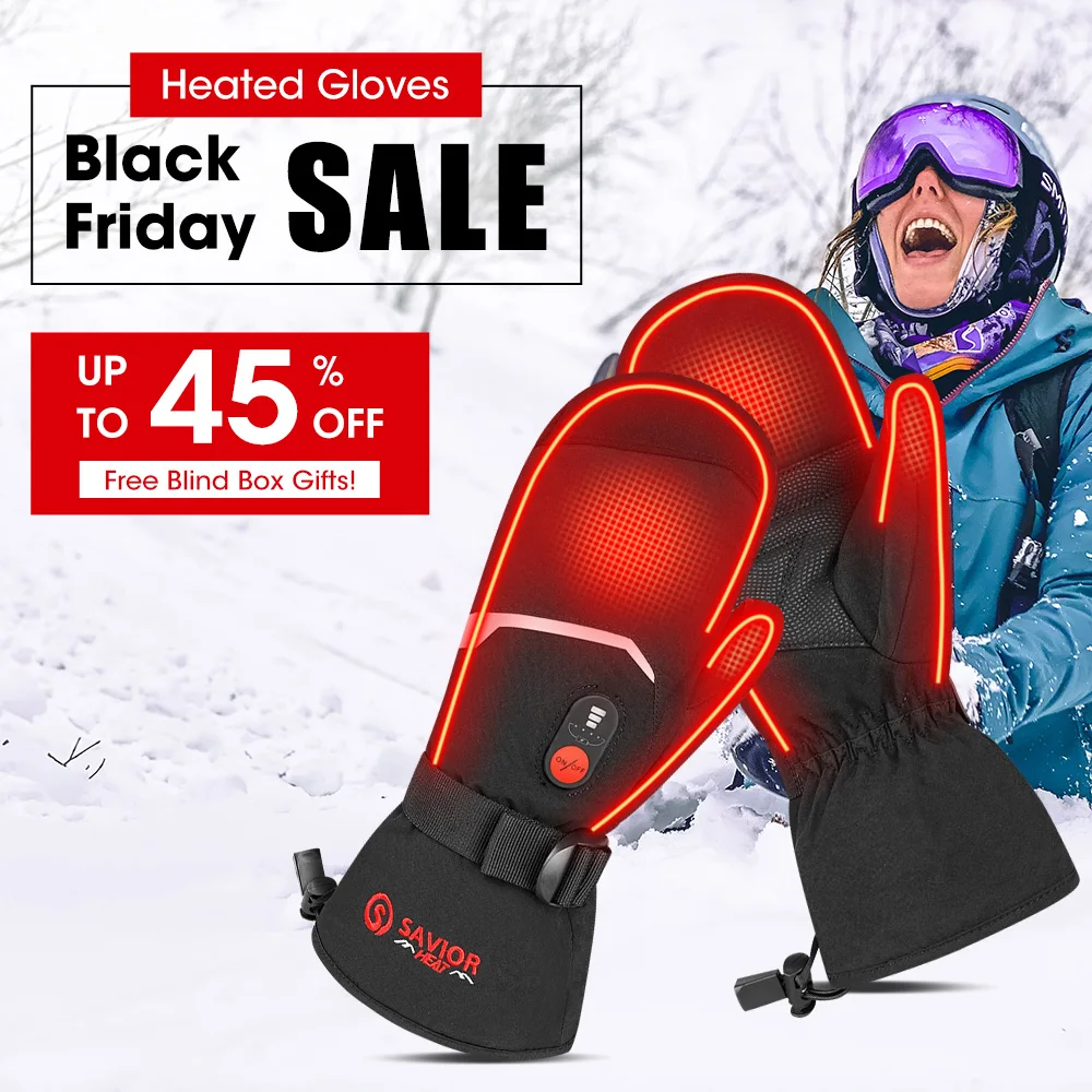 Heated Gloves Rechargeable Batteries Winter Rechargeable Heated