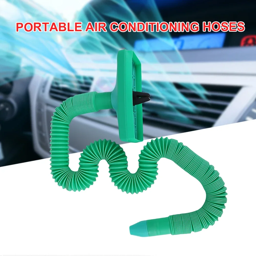 Air Conditioning Hose Kit Adjustable Length Air Conditioning Hose Car Air Conditioning Outlet Air Vent Cooler Conditioner Hose Car Ventila