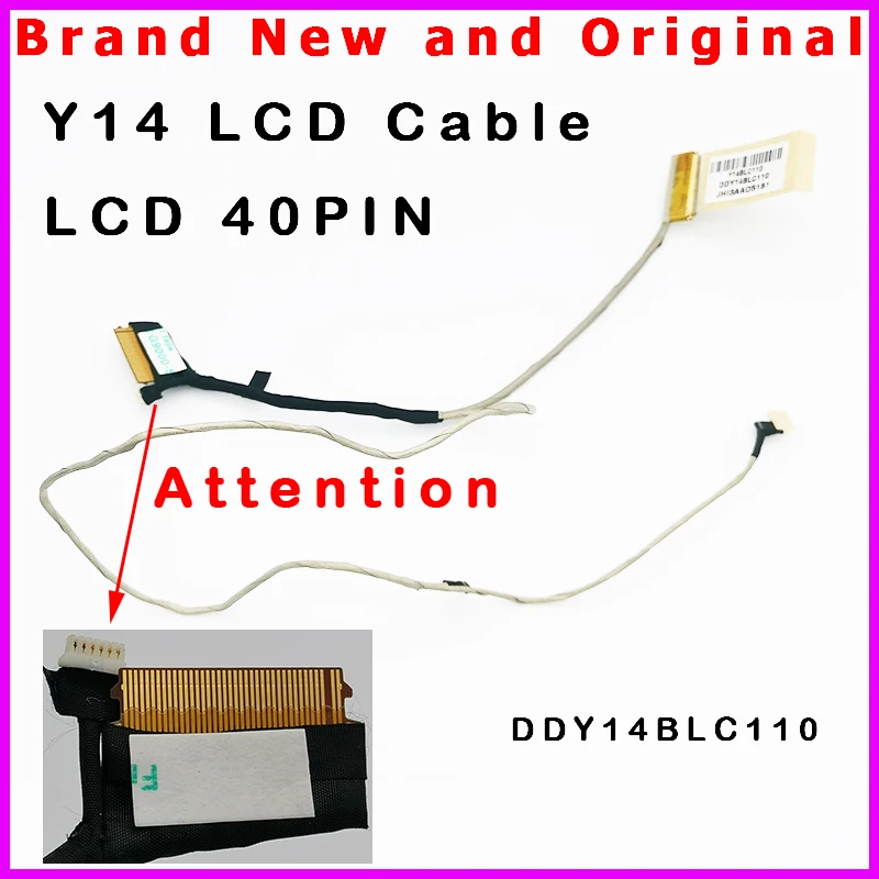 New Laptop LCD Cable FOR HP 15-P 15-K 15-V 15Z-P000 Y14 LCD LED LVDS Screen Video Cable DDY14ALC010 DDY14BLC110