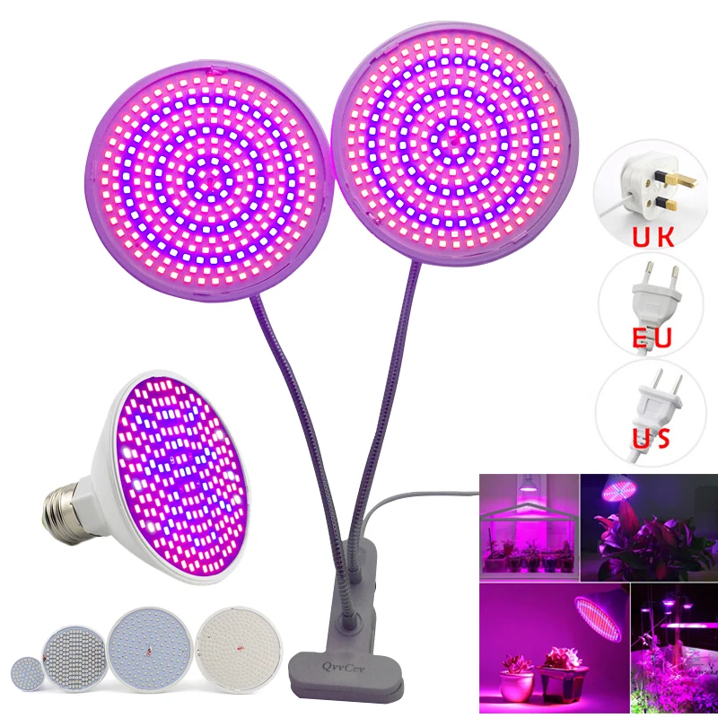 200 290 Led Plant Grow Light Spettro Completo Indoor Flower Veg Growing Phyto Lamp Kit Hydro Desk Fitolamp Grow Tent Box Lighting