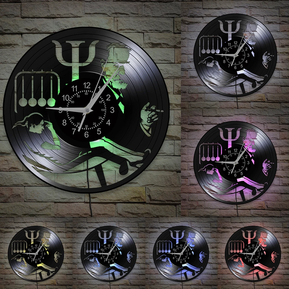 Hypnotist Inspired Vinyl Wall Clock Pressure-dealing EXpert Psychologist Sleeping Helper Hypnosis Tool Creative Wall Watch Decor 6