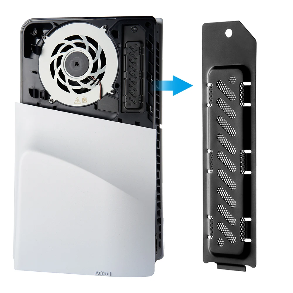 설치 도구 포함 알루미늄 방열 먼지 커버, PS5 슬림 M.2 NVMe 2280 SSD 확장 슬롯, SSD 방열판 먼지 커버
