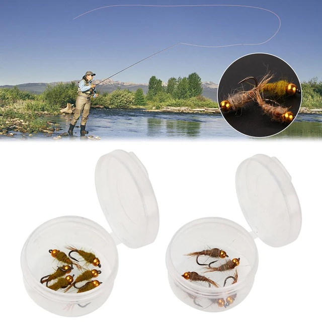 Simulation Nymph Scud Fly For Trout Fishing Artificial Insect Bait Lure  Scud Worm Fishing Lure To Catch Salmon Trout Access A5D6 - AliExpress