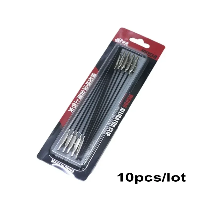 MSWZ MS-090 Metal Coloring Clamp Painting Tools Clip Tool Set Model Making Tools for Model Hobby DIY 10pcs/lot
