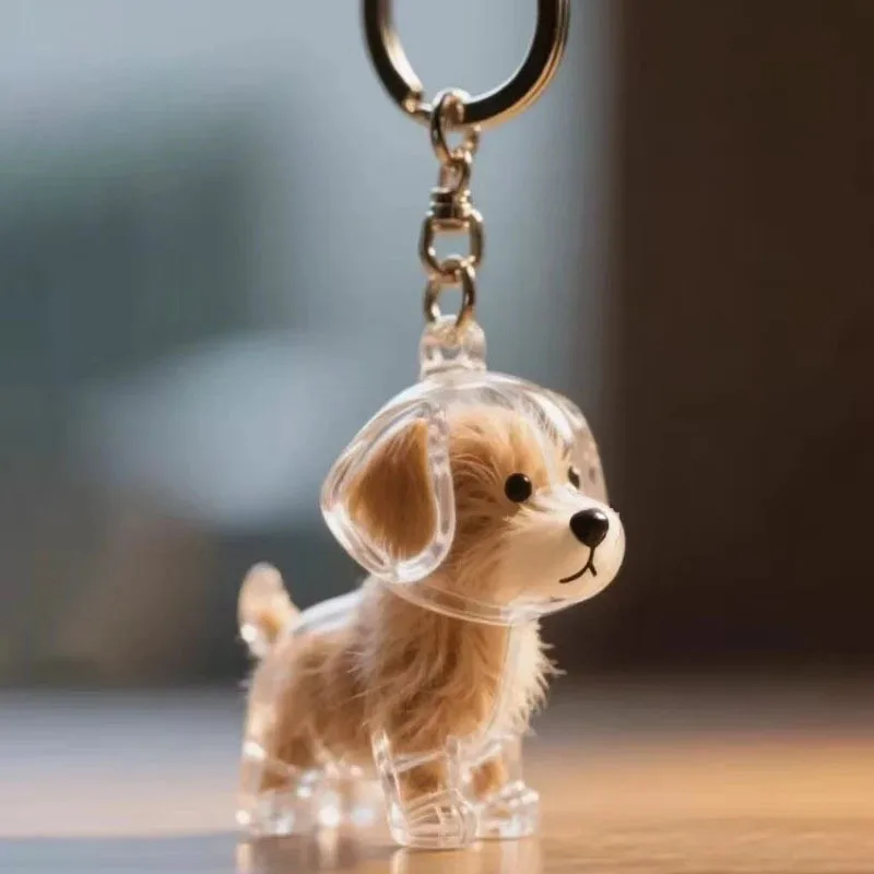 Hanging Pet Keychain Pendant Memorial Resin Cat/Dog Hair Storage Capsule thumbnail 8