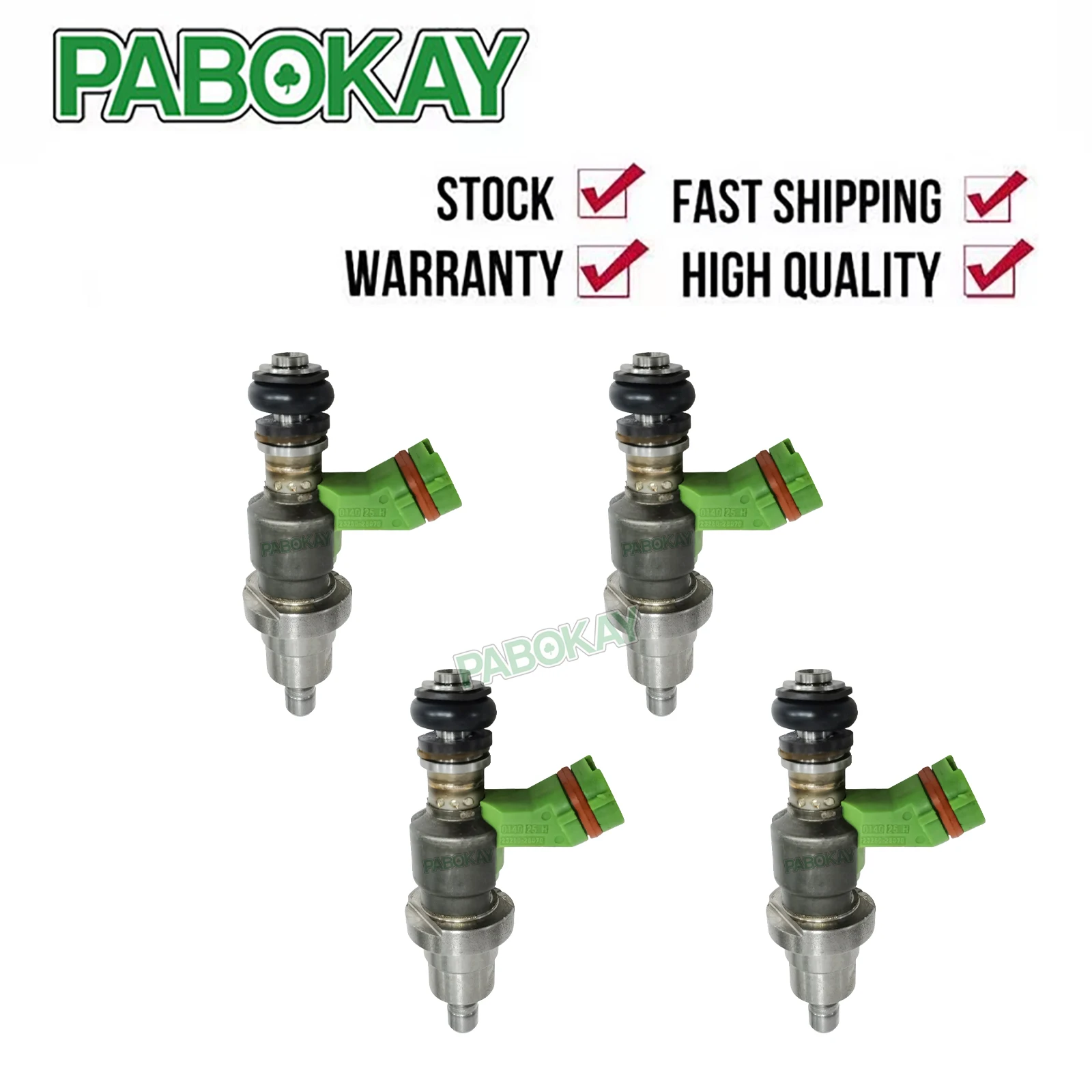 

4 pieces X Genuine fuel injector 23250-28070 23209-28070 23290-28070 for Toyota RAV4 Avensis