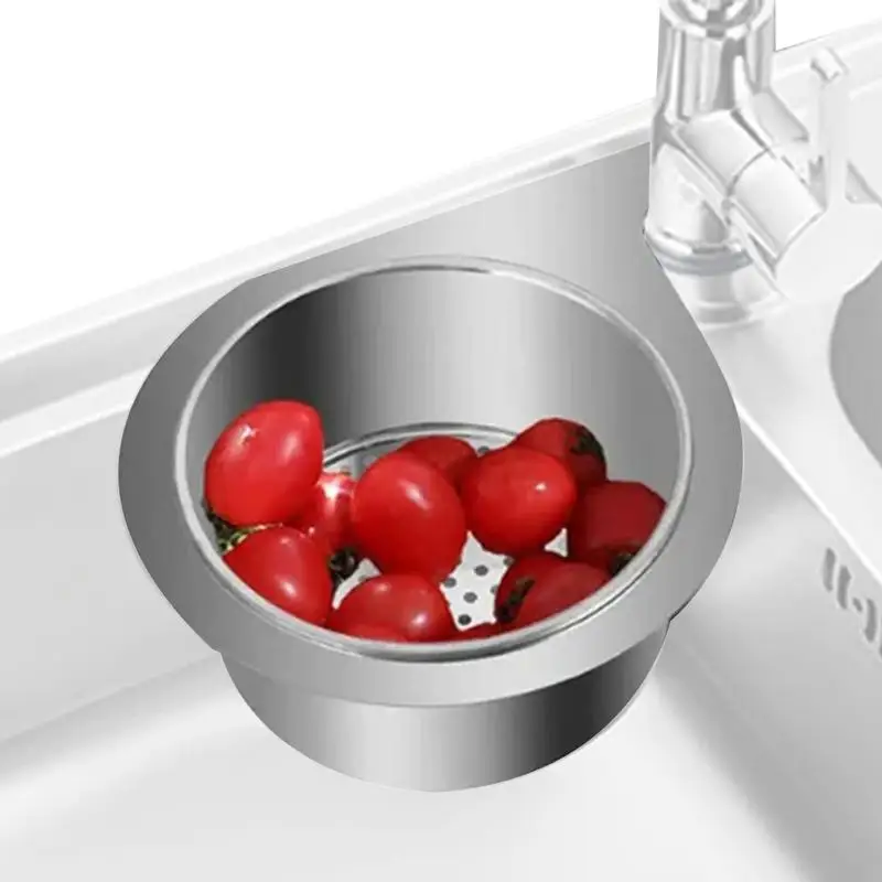 Basket Swan Drain Rack Kitchen Sink Filter Rack Stainless Steel Swan Kitchen Corner Sink Filter Multifunction Waste Drain Basket