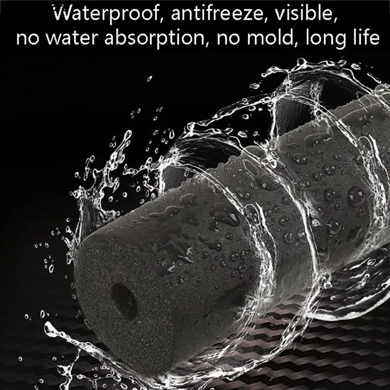 6-60MM Rubber Sponge Tube Air Conditioner Solar Water Heater Water Pipe Sleeve 1.8m Thermal Insulation Thermal Insulation Pipe