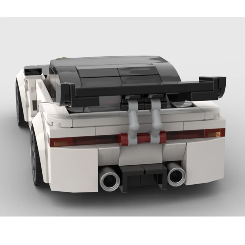 챔피언 시티 MOC 자동차 모델 199 레이싱 GT3 빌딩 브릭, 슈퍼 레이싱 클래식 자동차, Dly 블록 퍼즐 장난감