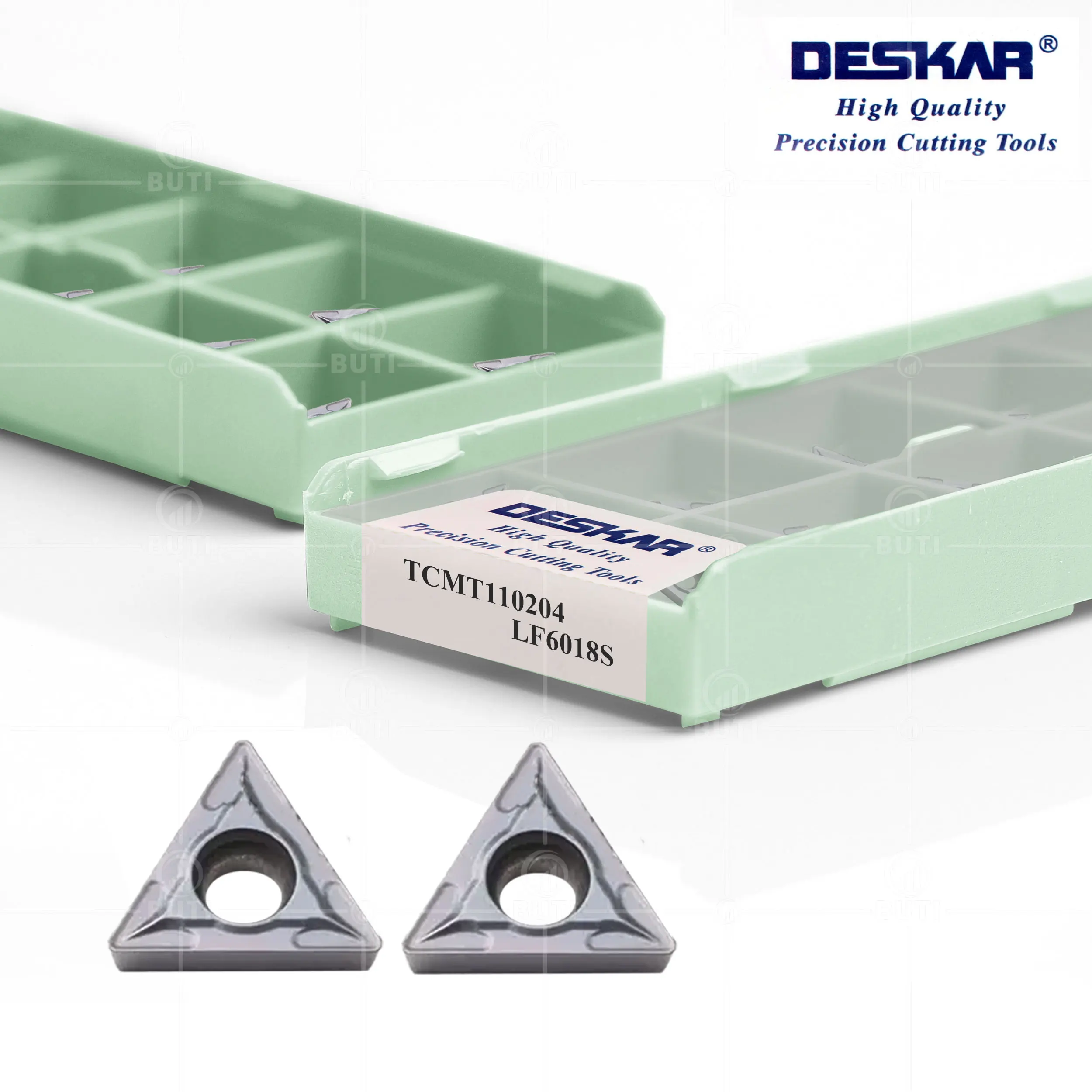

DESKAR 100% оригинальные карбидные вставки TCMT110204 TCMT110208 TCMT16T304 TCMT16T308 LF6018S CNC токарный станок из нержавеющей стали специальный инструмент