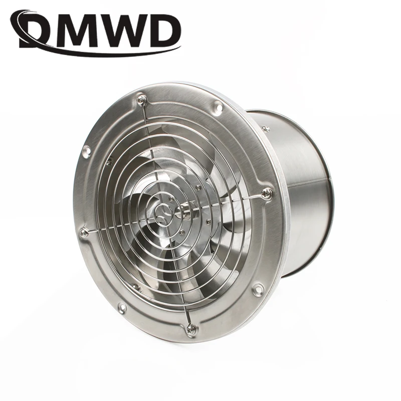 DMWD 6 Inch Window Wall Pipe Ventilation Exhaust Blower Cooling Duct Air Fan Toilet Bathroom Kitchen Extractor 6\'\' Ventilator