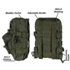 Tactical Hydration Pack Mini Back Panel Water Bag Nylon Molle Pouch Hunting Lightweight Vest Hose Accessories Zipper Backpack 2