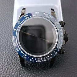 Cassa orologio in acciaio inossidabile oro e argento con vetro zaffiro e cinturino da 20 mm in elegante scatola