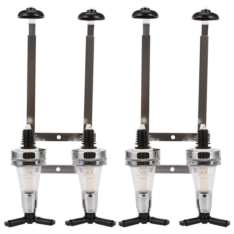 

Promotion! 4 Bottles Wine Alcohol Shot Dispenser Pourer Rack Liquor Drinks Wall Bar Mounted