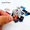 5Pcs/Set 1/6 Simulation Miniature Mini Multi-style Acrylic Mobile Phone Model for Barbies Bjd Dolls Accessorie Kids Pretend Toys 2