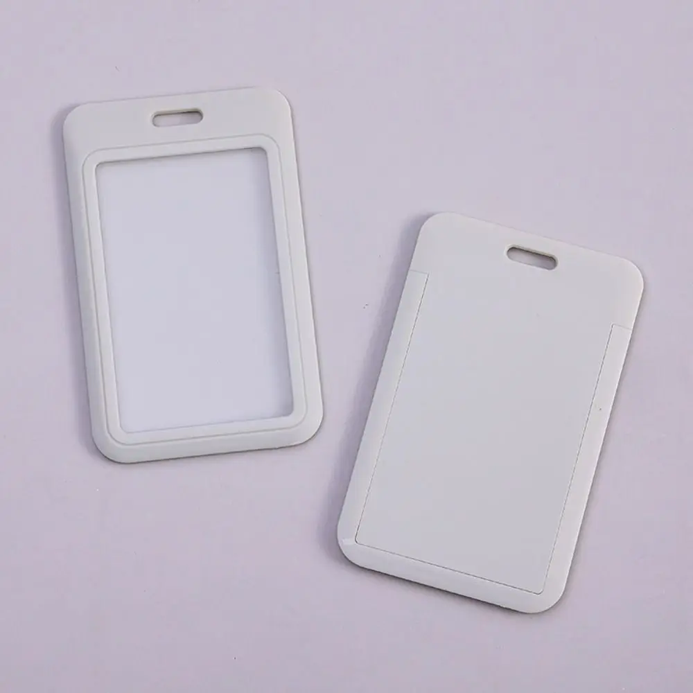 Minimalist Plastic Card Holder - Sleek Card Sleeve for Business, Credit, ID & Student Cards