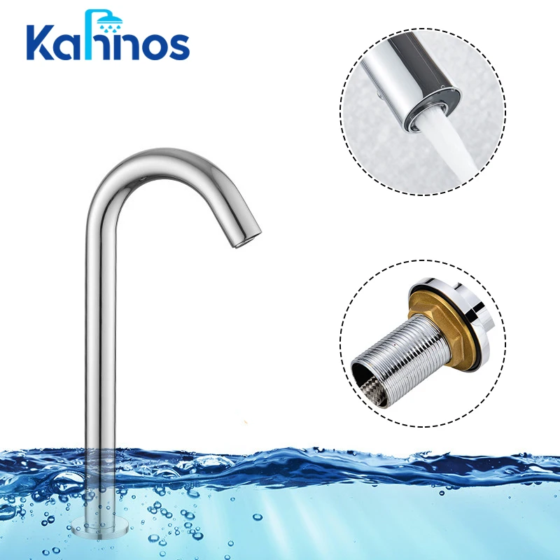 

Sensor Basin Faucet Bathroom Sink Faucet Sense Deck Mount Brass Infrared Kitchen Faucet Mixer Waterfall Tap