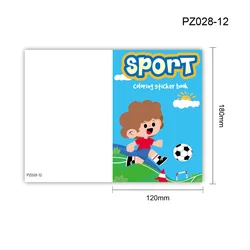 Kids Coloring Book: Creative Cartoon Doodles - Sport
