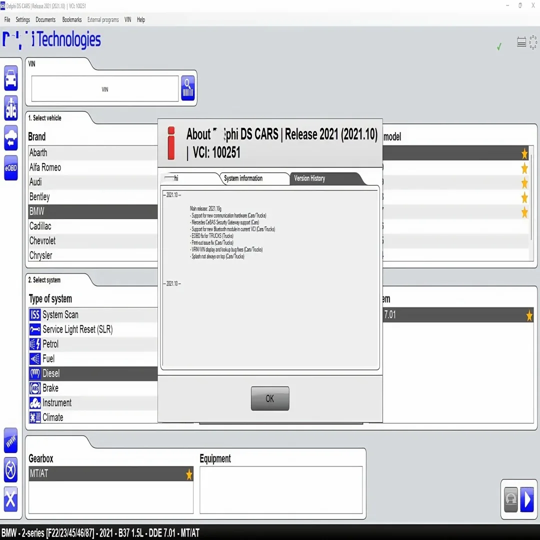 Ultima versione Auto Com2021.11 Del..p.i 2021.10b W-O-W 5.00.12 Software Diagnostico per Auto con Keygen per Interfaccia Diagnostica D-S-150-E - immagine 5