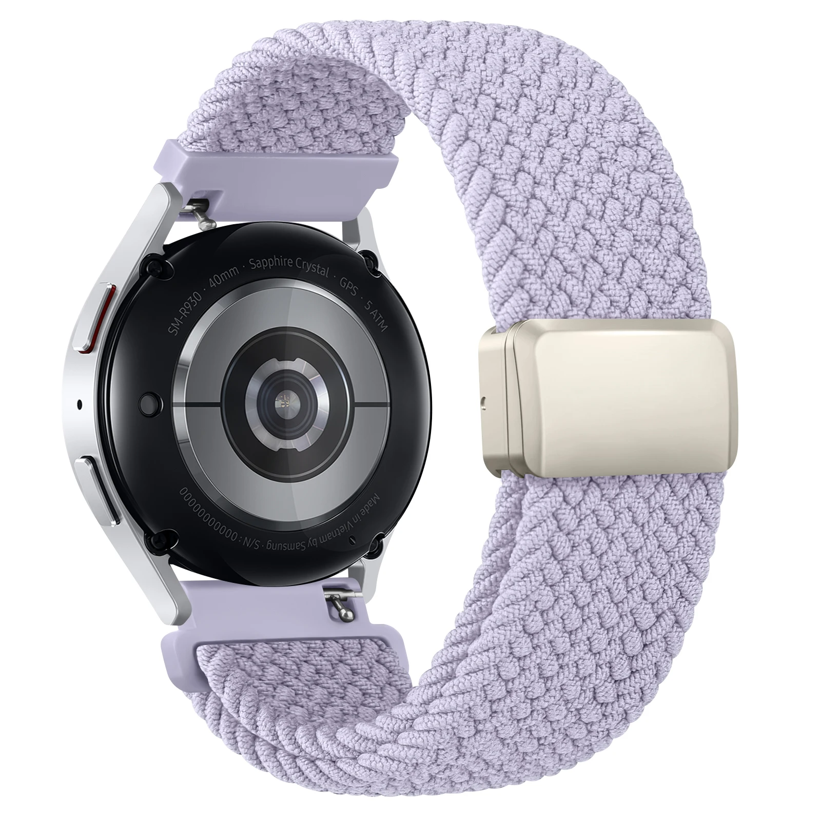 Braided Solo Loop Wristband for Garmin Smartwatches, 20mm Strap